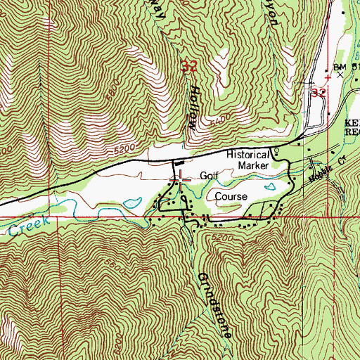 Topographic Map of Spillway Hollow, UT