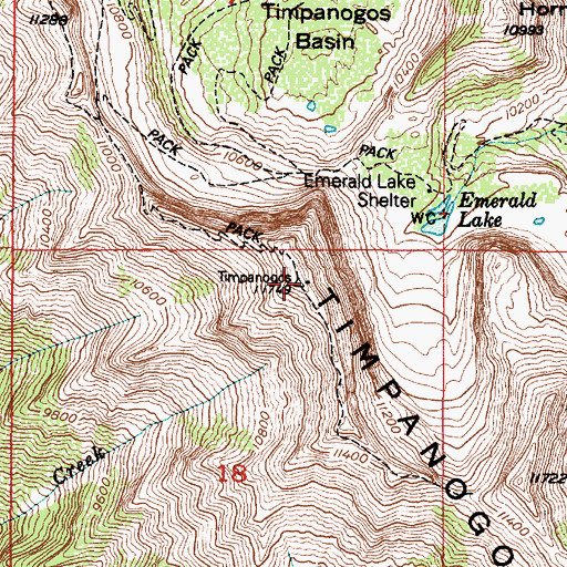 Topographic Map of Mount Timpanogos, UT