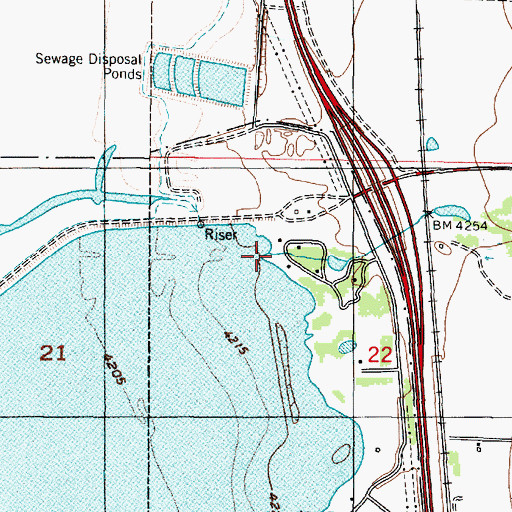 Topographic Map of Willard Creek, UT