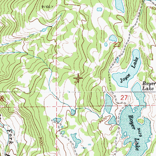 Topographic Map of Joyce Dam, UT