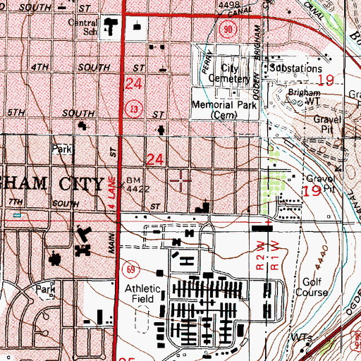 Topographic Map of Christian Reformed Church, UT