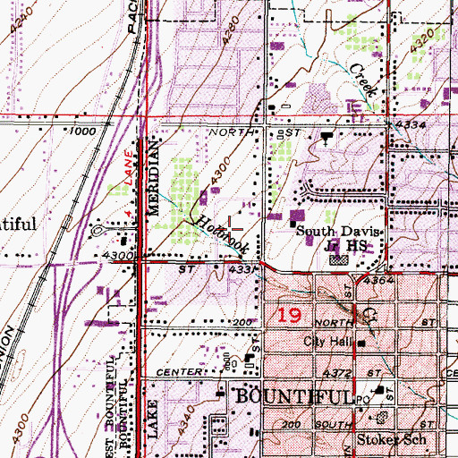 Topographic Map of Country Station Condominium, UT