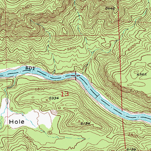 Topographic Map of Trails End Camp, UT
