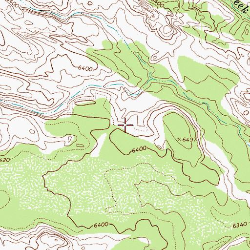 Topographic Map of Boulder Mail Trail, UT