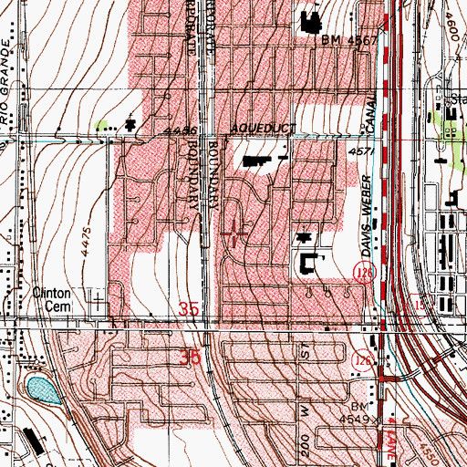 Topographic Map of Scotts Dale, UT