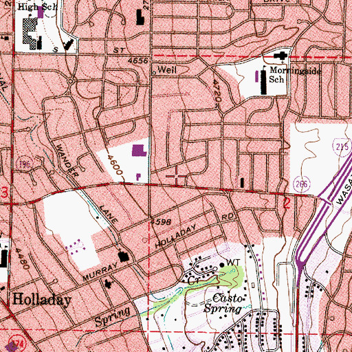 Topographic Map of Ballard, UT