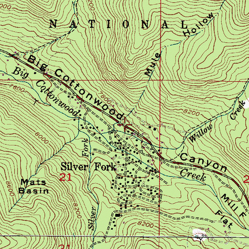 Topographic Map of Neilson, UT
