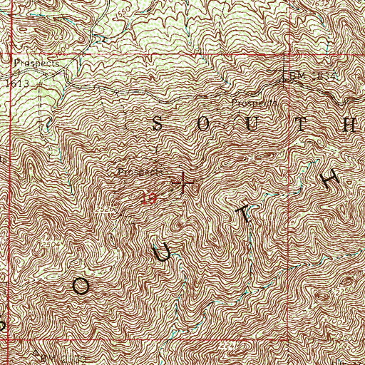 Topographic Map of Goat Hill, AZ