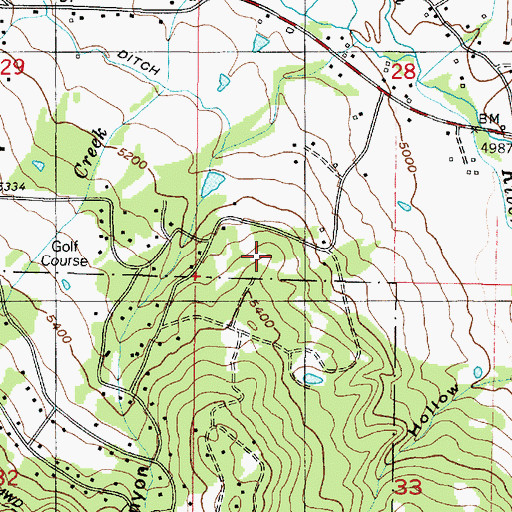 Topographic Map of Blake Holley, UT