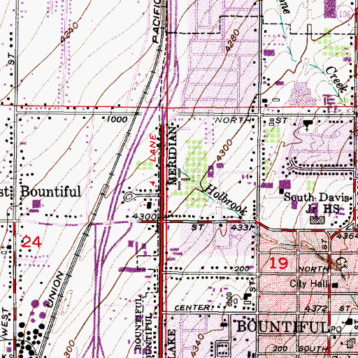 Topographic Map of Kirkhaven, UT