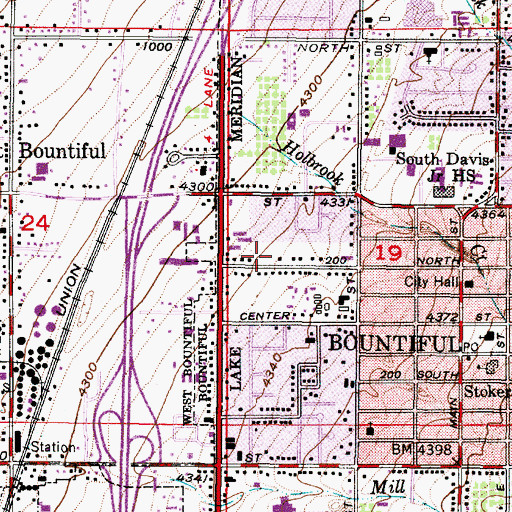 Topographic Map of Wayne Cooper, UT