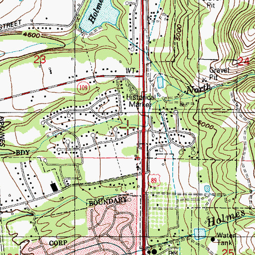 Topographic Map of Jones, UT