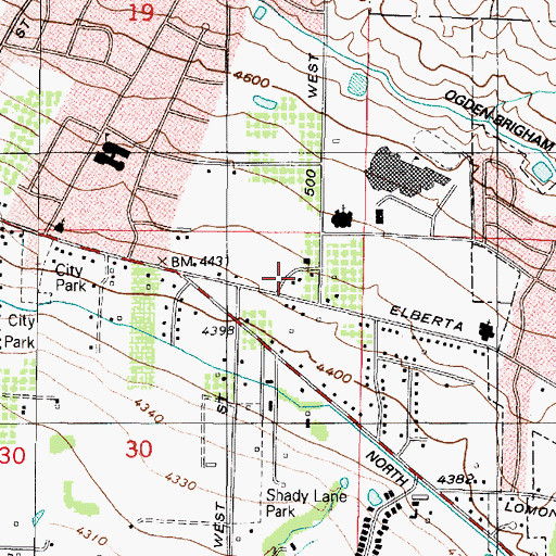 Topographic Map of State Agricultural Experimental Station, UT