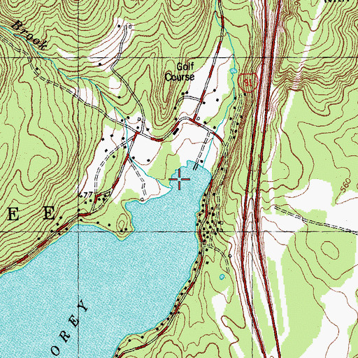Topographic Map of Big Brook, VT