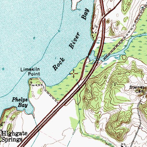 Topographic Map of Carman Brook, VT