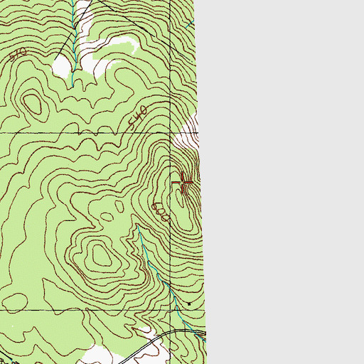 Topographic Map of Pierce Hill, VT
