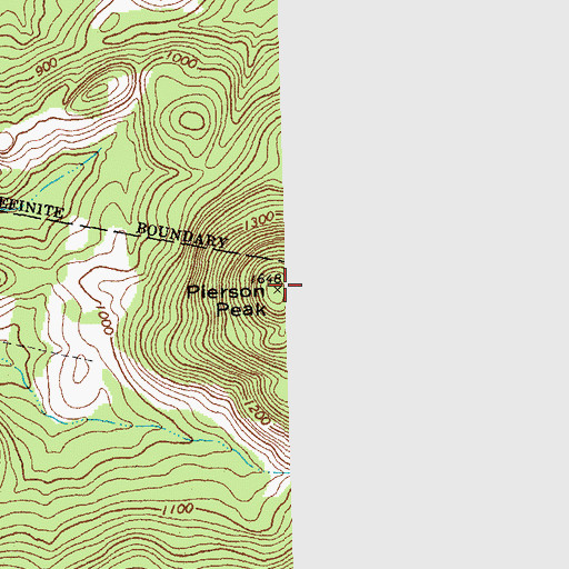Topographic Map of Pierson Peak, VT