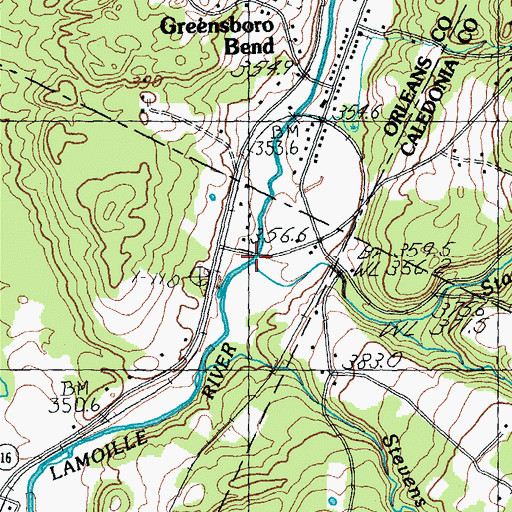 Topographic Map of Stannard Brook, VT