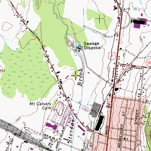 Topographic Map of State Garage Site Heliport, VT