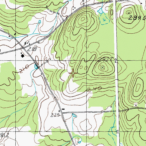 Topographic Map of Town of Berkshire, VT