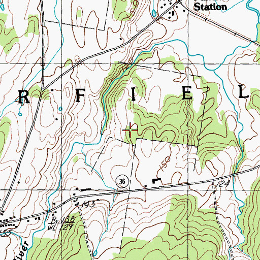 Topographic Map of Town of Fairfield, VT