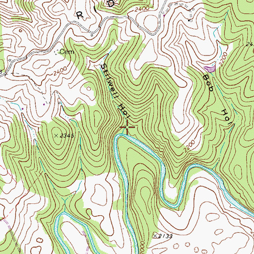 Topographic Map of Stilwell Hollow, VA