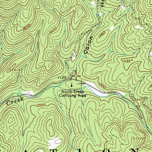 Topographic Map of Colon Hollow, VA