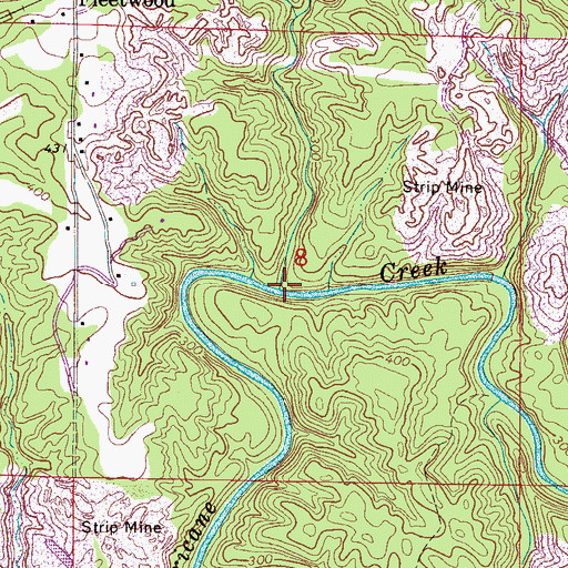 Topographic Map of Sniders Spring Branch, AL