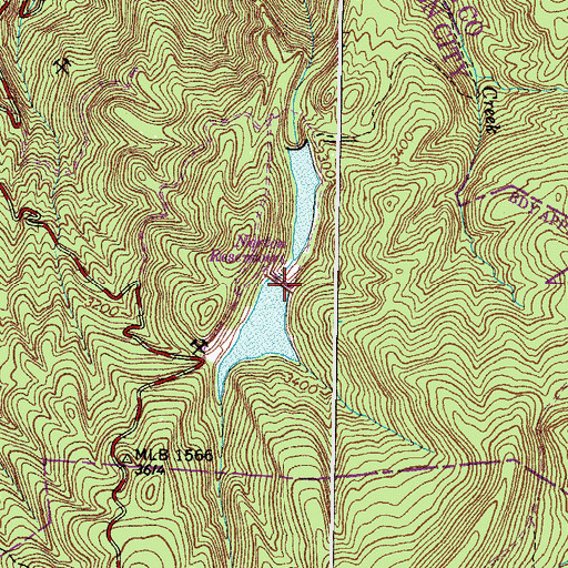 Topographic Map of Upper Norton Dam, VA