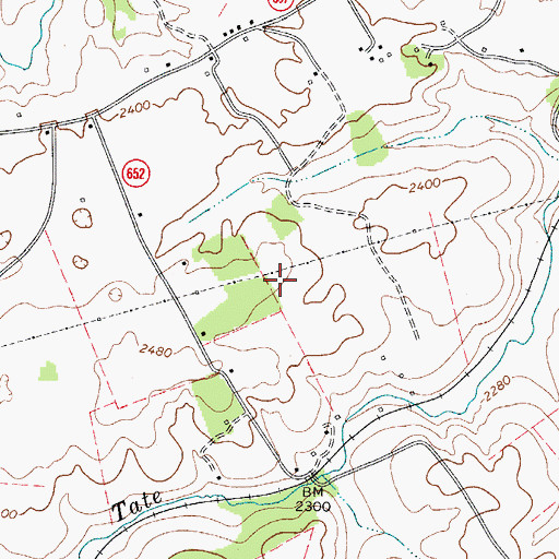 Topographic Map of WCRR-FM (Rural Retreat), VA