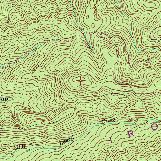 Topographic Map of Sharp Top, VA