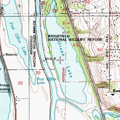 Topographic Map of Green Lake, WA