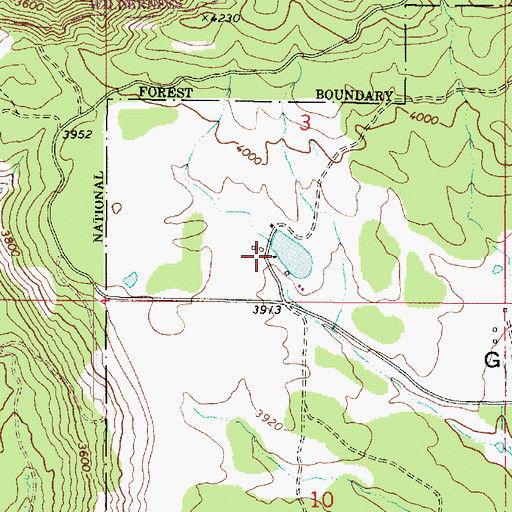 Topographic Map of C H Neal Ranch, WA