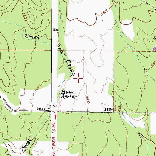 Topographic Map of Grouse Flat State Wildlife Recreation Area, WA
