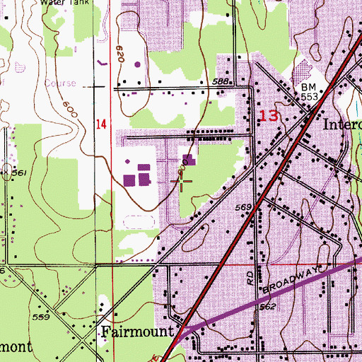 Topographic Map of Challenger Elementary School, WA