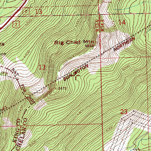 Topographic Map of Cascade Tunnel, WA