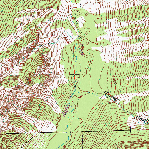 Topographic Map of Hemlock Camp, WA