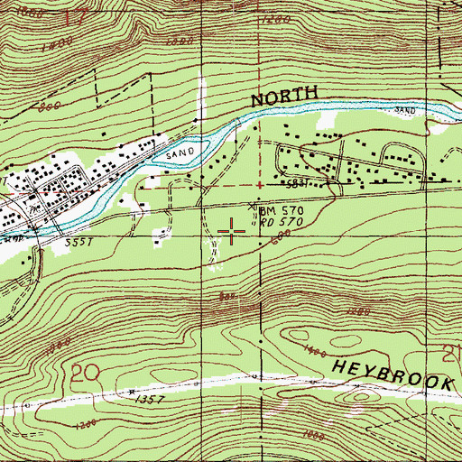 Topographic Map of North Fork Guard Station, WA