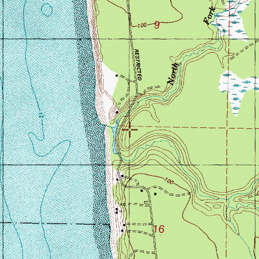 Topographic Map of North Fork Whale Creek, WA