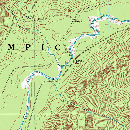Topographic Map of West Branch Wynoochee River, WA