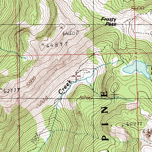 Topographic Map of Packrat Camp, WA