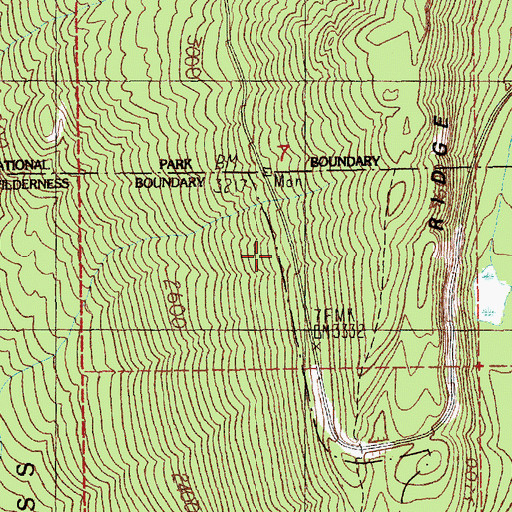 Topographic Map of Stevens Canyon, WA