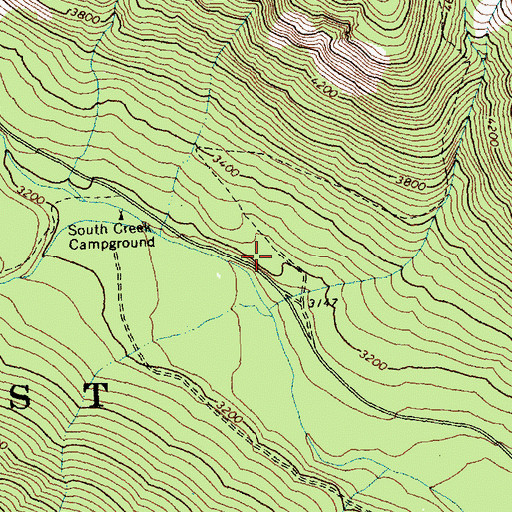 Topographic Map of Twisp River Trailhead, WA
