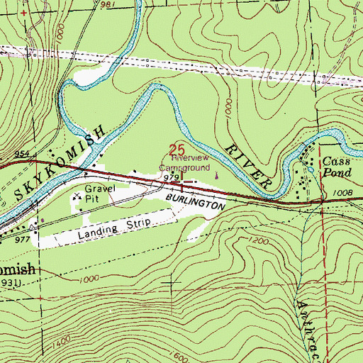Topographic Map of Skykomish District Ranger Office, WA
