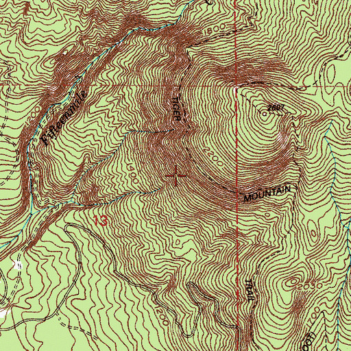 Topographic Map of Tiger Mountain State Forest, WA