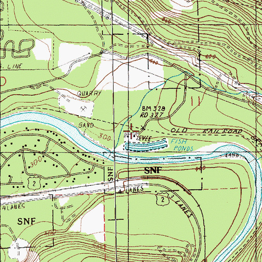 Topographic Map of Reiter (historical), WA