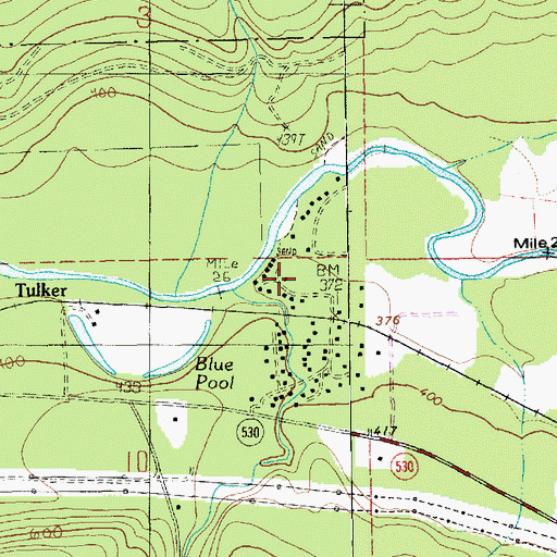 Topographic Map of Stillaguamish Country Club, WA
