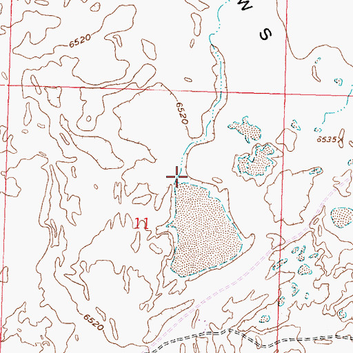 Topographic Map of Stone Creek, WY