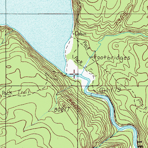 Topographic Map of Summit Creek, WY