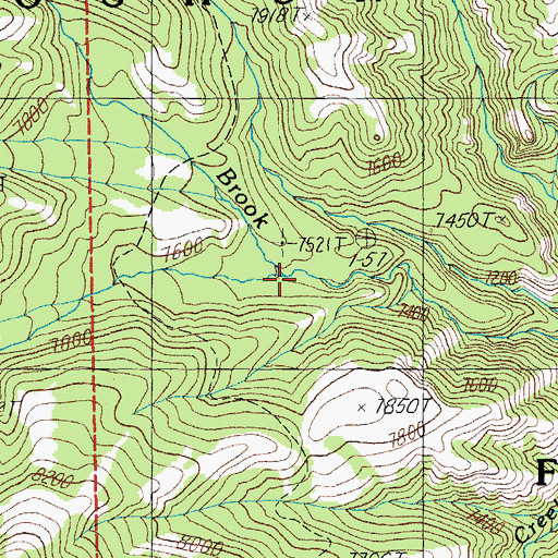 Topographic Map of Stockdale Creek, WY